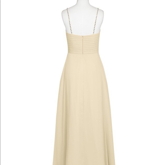 Size 18 Azazie Champagne dress. Never worn. - Picture 6 of 7